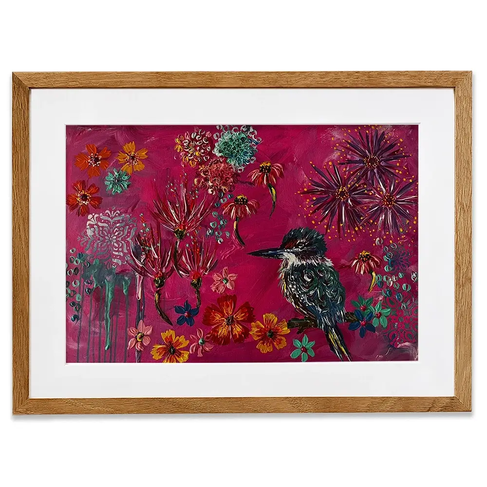 Sitting Pretty Framed Art Print Sitting Pretty Framed Art Print wall art product Jo Mulligan