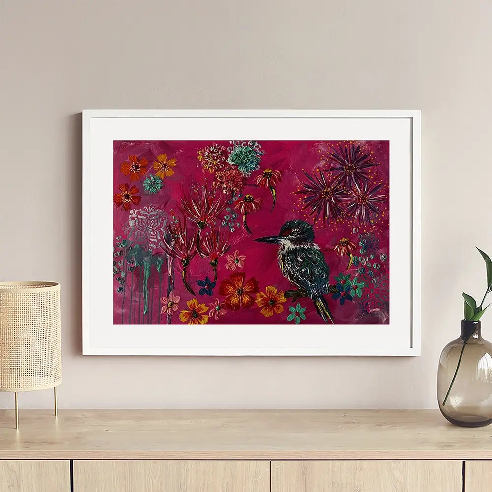 Sitting Pretty Framed Art Print Sitting Pretty Framed Art Print wall art product Jo Mulligan