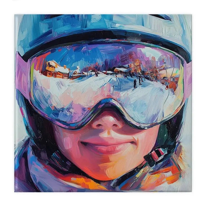 Ski Mask View Canvas Print Ski Mask View Canvas Print wall art product Tanya Ocean