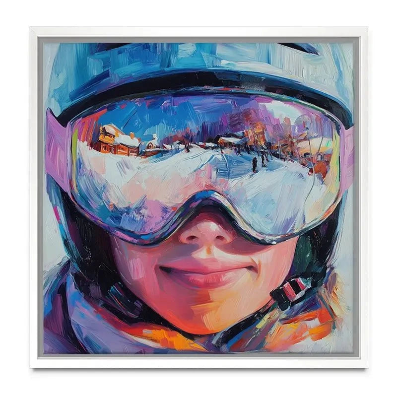 Ski Mask View Canvas Print Ski Mask View Canvas Print wall art product Tanya Ocean