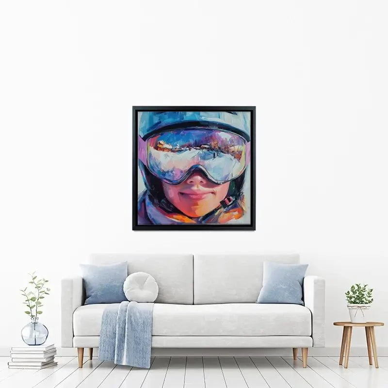 Ski Mask View Canvas Print Ski Mask View Canvas Print wall art product Tanya Ocean