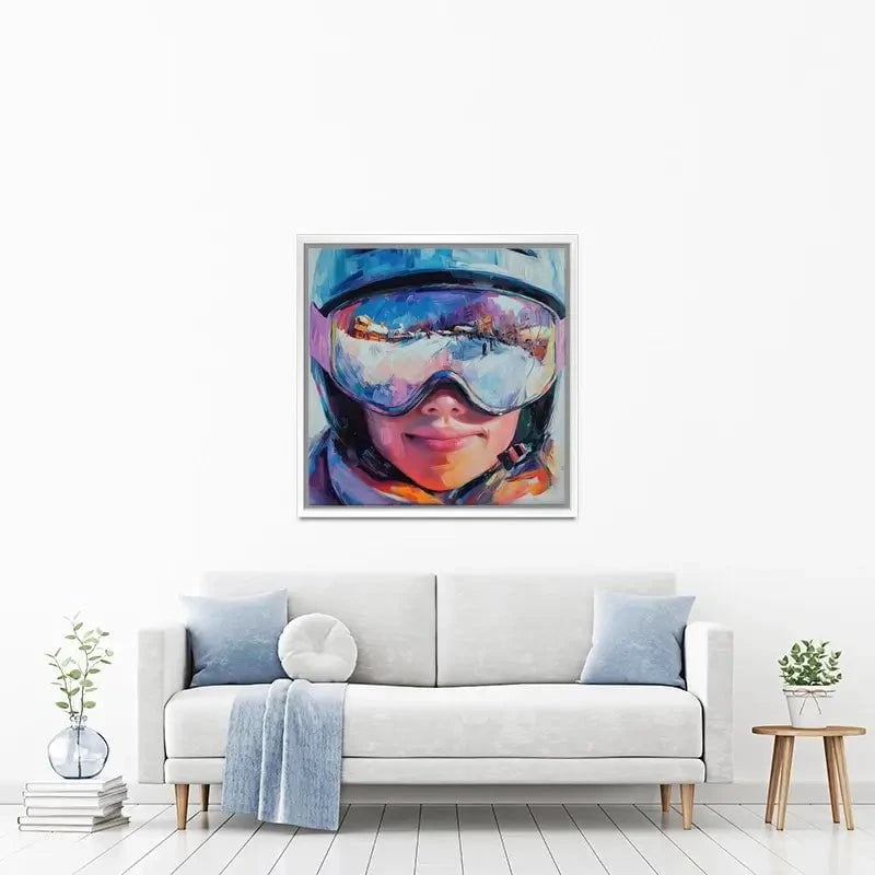 Ski Mask View Canvas Print Ski Mask View Canvas Print wall art product Tanya Ocean