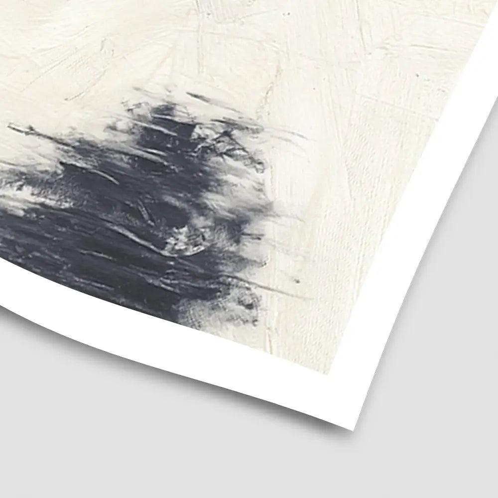 Skier Across Pale Slope Art Print Skier Across Pale Slope Art Print wall art product Chromatic Storm Studio