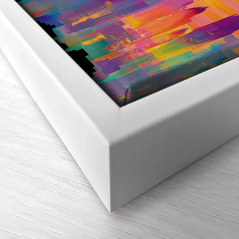 Skyline Ablaze Canvas Print Skyline Ablaze Canvas Print wall art product Chromatic Storm Studio