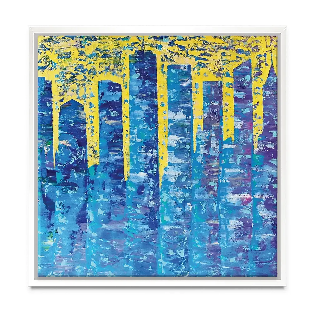 Skyscrapers Square Canvas Print Skyscrapers Square Canvas Print wall art product Denis Kuvaev / Shutterstock