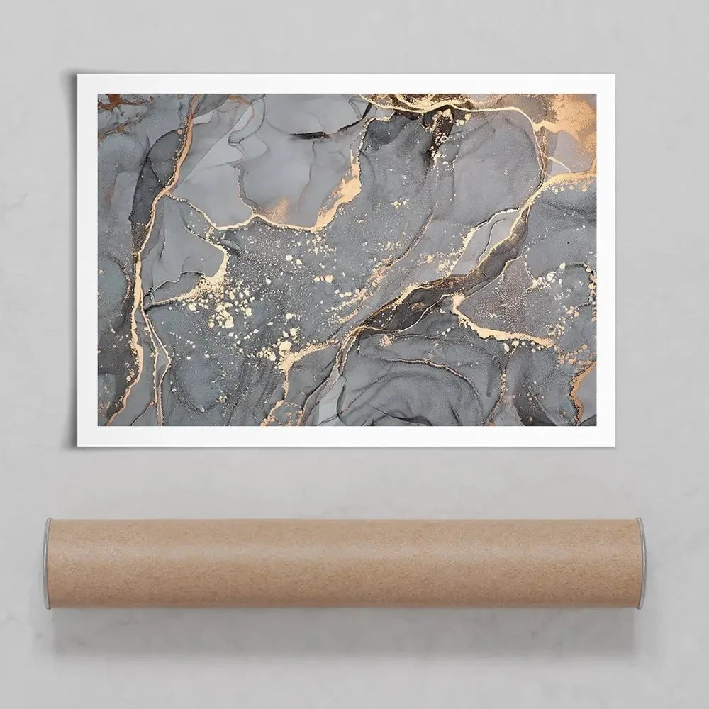 Slate Grey Marble Art Print Slate Grey Marble Art Print wall art product djero.adlibeshe yahoo.com / Shutterstock