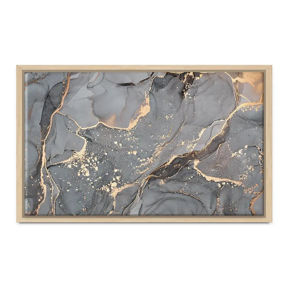 Slate Grey Marble Oversized Canvas Print Slate Grey Marble Oversized Canvas Print wall art product Art Print Shop