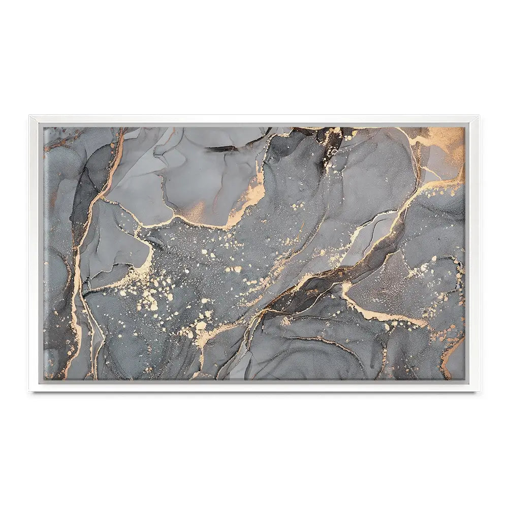 Slate Grey Marble Oversized Canvas Print Slate Grey Marble Oversized Canvas Print wall art product Art Print Shop