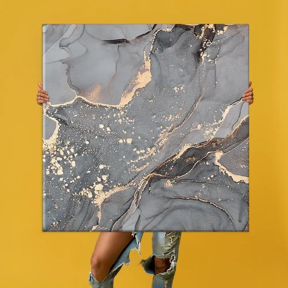 Slate Grey Marble Oversized Canvas Print Slate Grey Marble Oversized Canvas Print wall art product Art Print Shop
