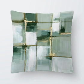 Slate Plaid Grid Cushion Slate Plaid Grid Cushion wall art product Chromatic Storm Studio