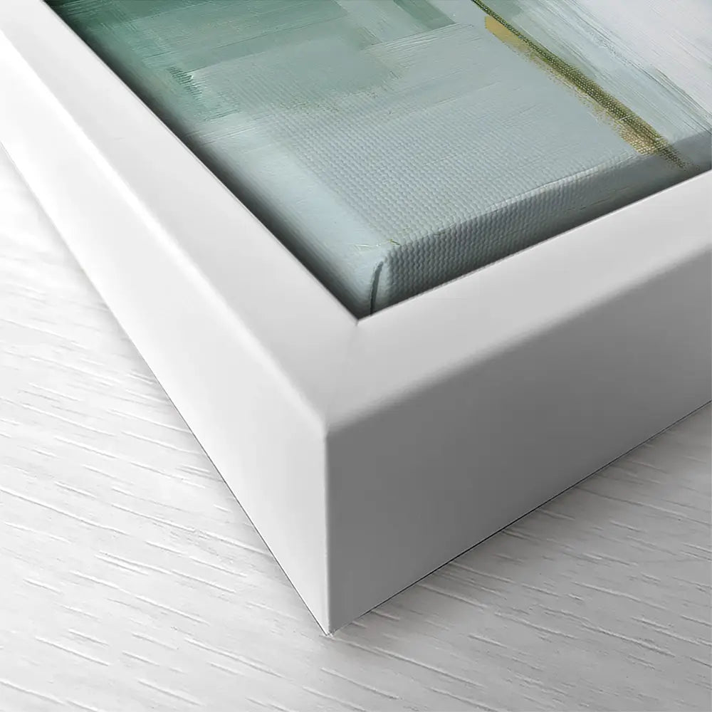 Slate Plaid Grid Square Canvas Print Slate Plaid Grid Square Canvas Print wall art product Chromatic Storm Studio