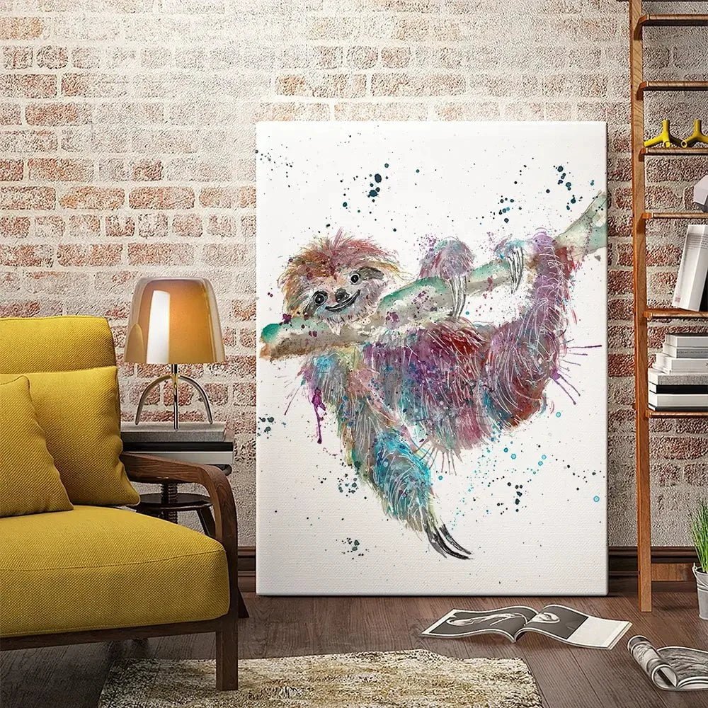 Sloth Life Canvas Print Sloth Life Canvas Print wall art product Jamie Taylor