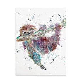 Sloth Life Canvas Print Sloth Life Canvas Print wall art product Jamie Taylor