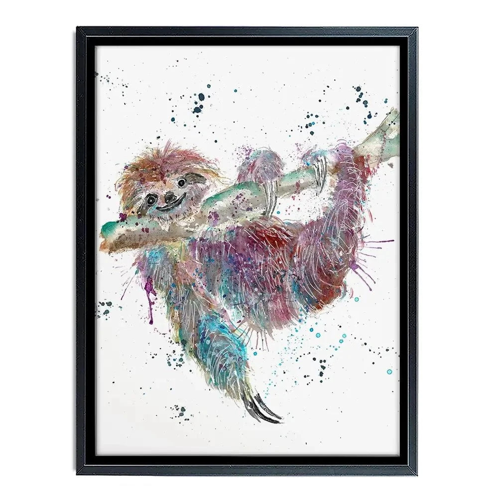 Sloth Life Canvas Print Sloth Life Canvas Print wall art product Jamie Taylor