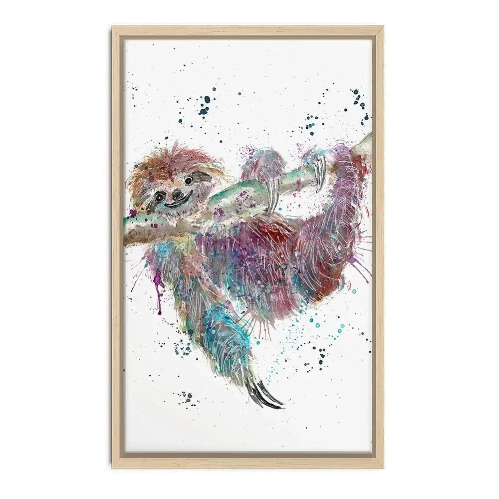 Sloth Life Canvas Print Sloth Life Canvas Print wall art product Jamie Taylor