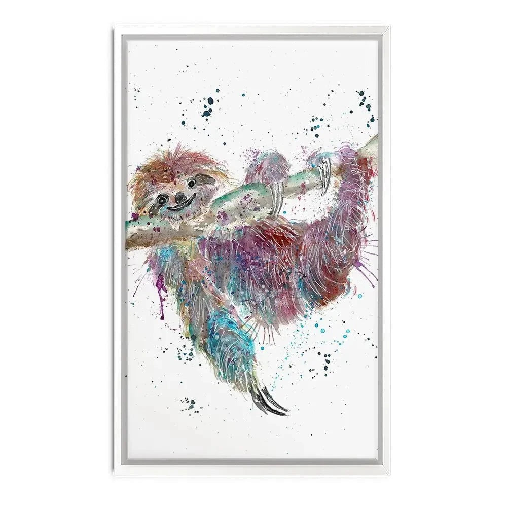 Sloth Life Canvas Print Sloth Life Canvas Print wall art product Jamie Taylor