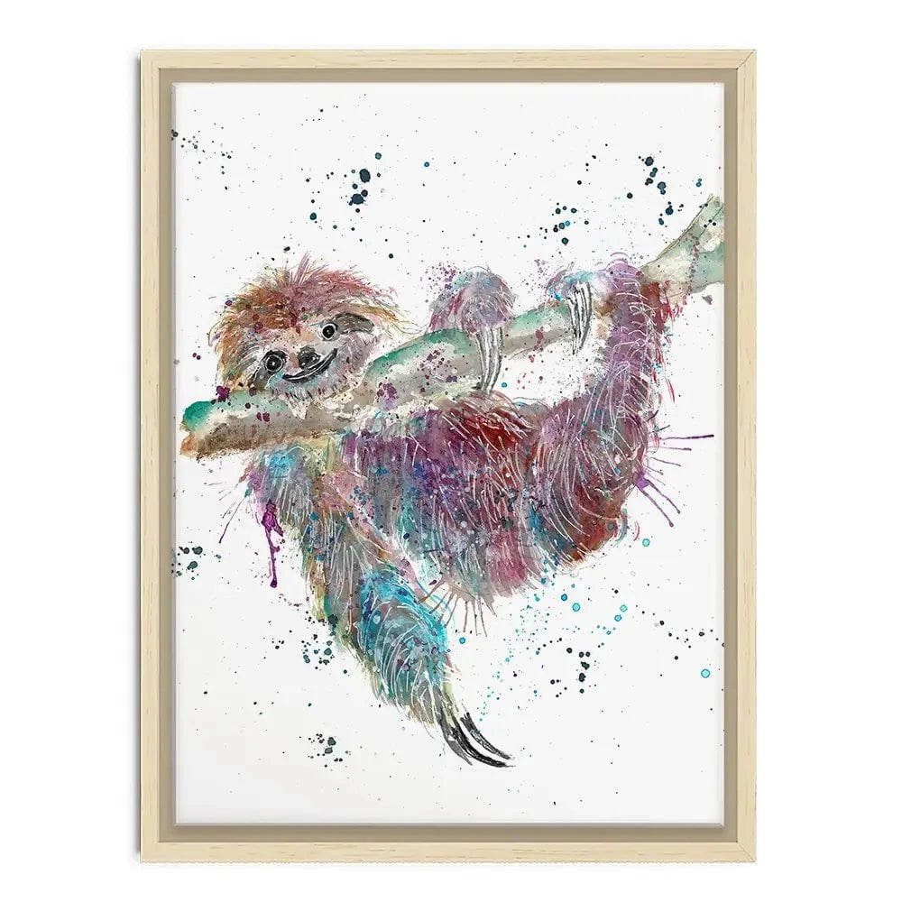 Sloth Life Canvas Print Sloth Life Canvas Print wall art product Jamie Taylor