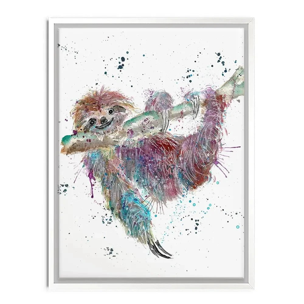 Sloth Life Canvas Print Sloth Life Canvas Print wall art product Jamie Taylor