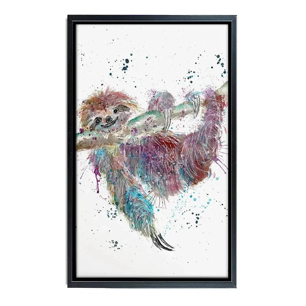 Sloth Life Canvas Print Sloth Life Canvas Print wall art product Jamie Taylor