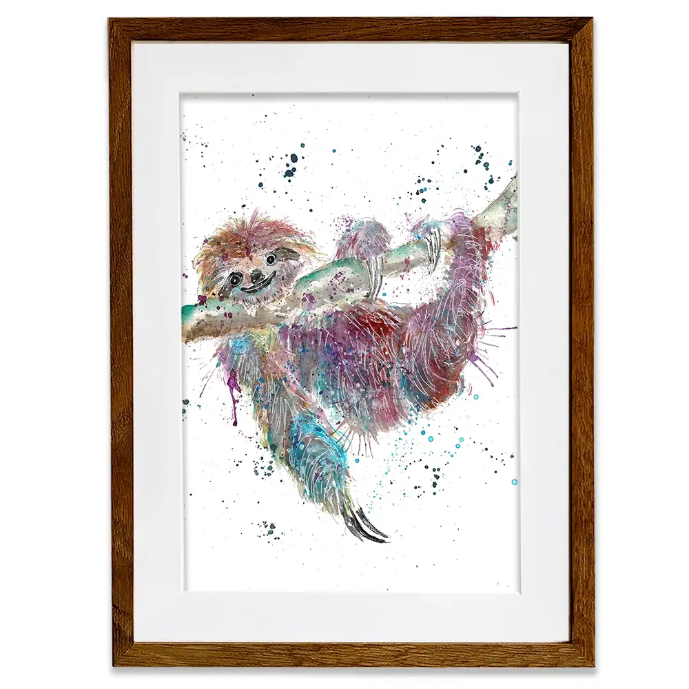 Sloth Life Framed Art Print Sloth Life Framed Art Print wall art product Jamie Taylor