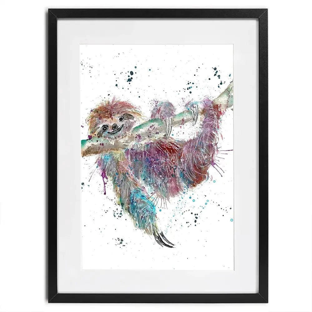Sloth Life Framed Art Print Sloth Life Framed Art Print wall art product Jamie Taylor