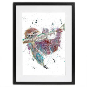 Sloth Life Framed Art Print Sloth Life Framed Art Print wall art product Jamie Taylor