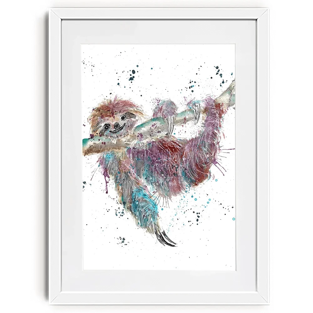 Sloth Life Framed Art Print Sloth Life Framed Art Print wall art product Jamie Taylor