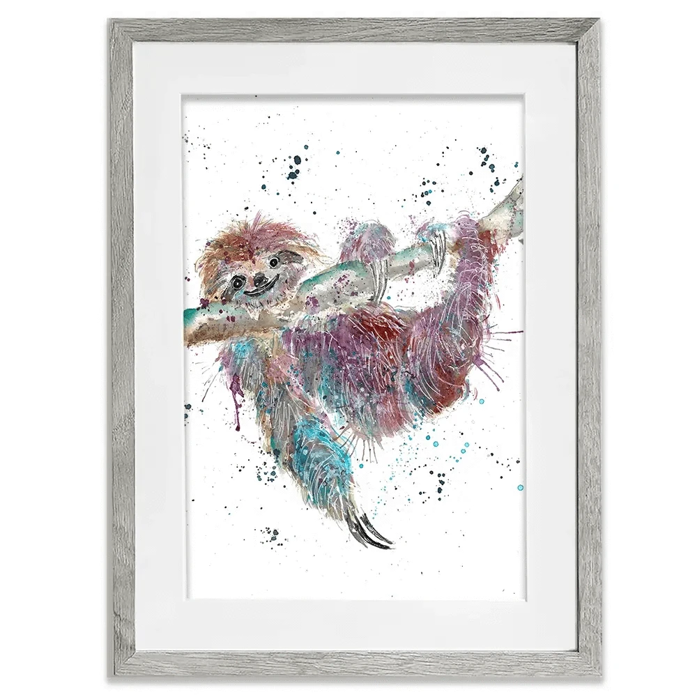 Sloth Life Framed Art Print Sloth Life Framed Art Print wall art product Jamie Taylor