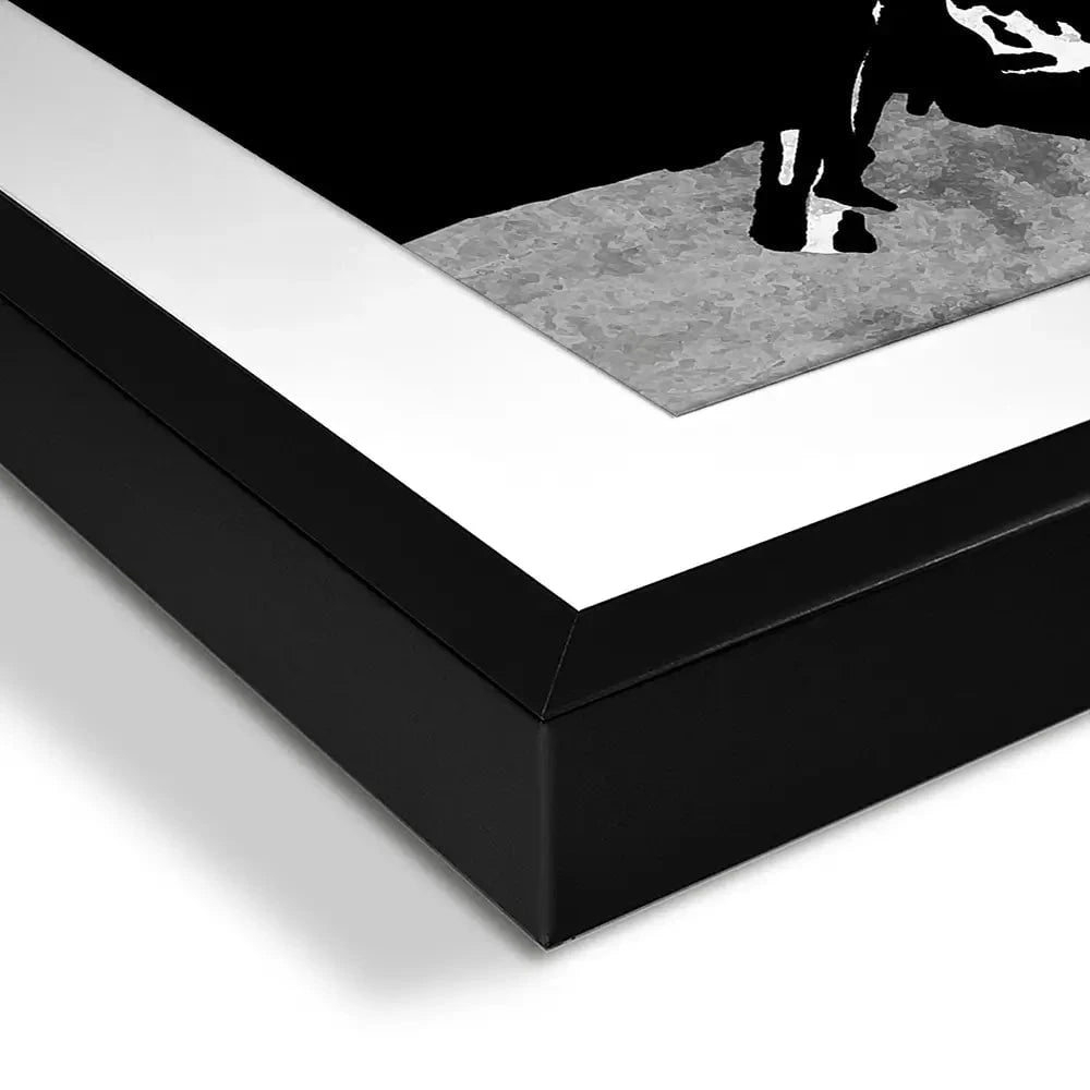 Smiley Copper Framed Art Print Smiley Copper Framed Art Print wall art product Banksy