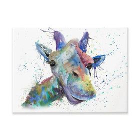 Smiling Giraffe Canvas Print Smiling Giraffe Canvas Print wall art product Jamie Taylor