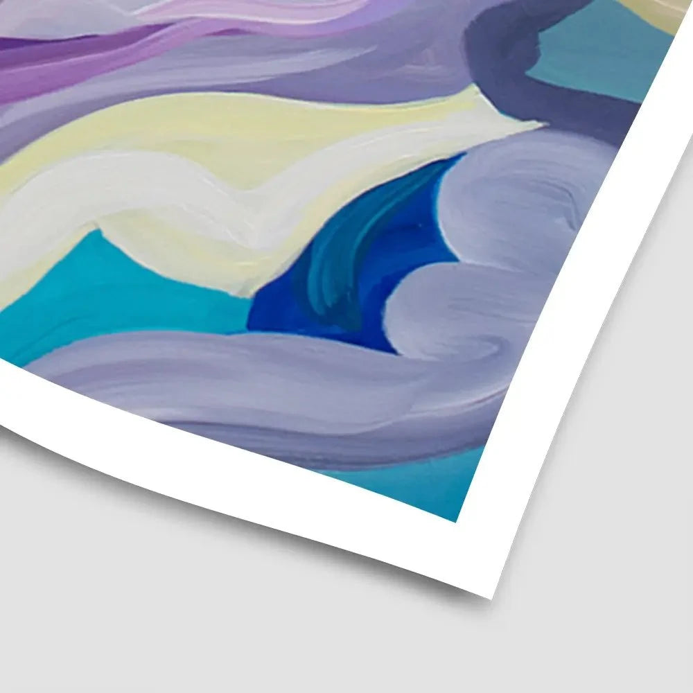 Smooth Purple Art Print Smooth Purple Art Print wall art product Olga Tkachyk