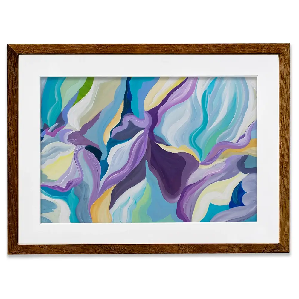 Smooth Purple Framed Art Print Smooth Purple Framed Art Print wall art product Olga Tkachyk
