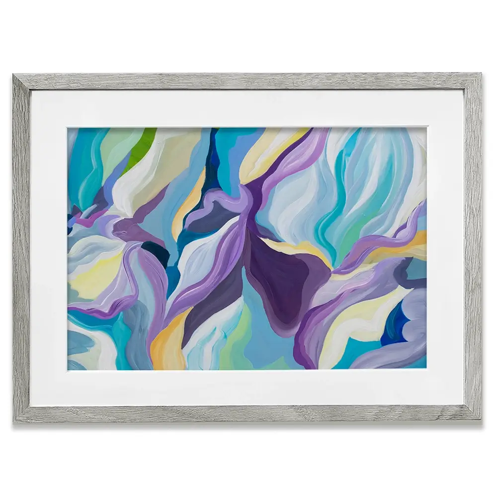 Smooth Purple Framed Art Print Smooth Purple Framed Art Print wall art product Olga Tkachyk