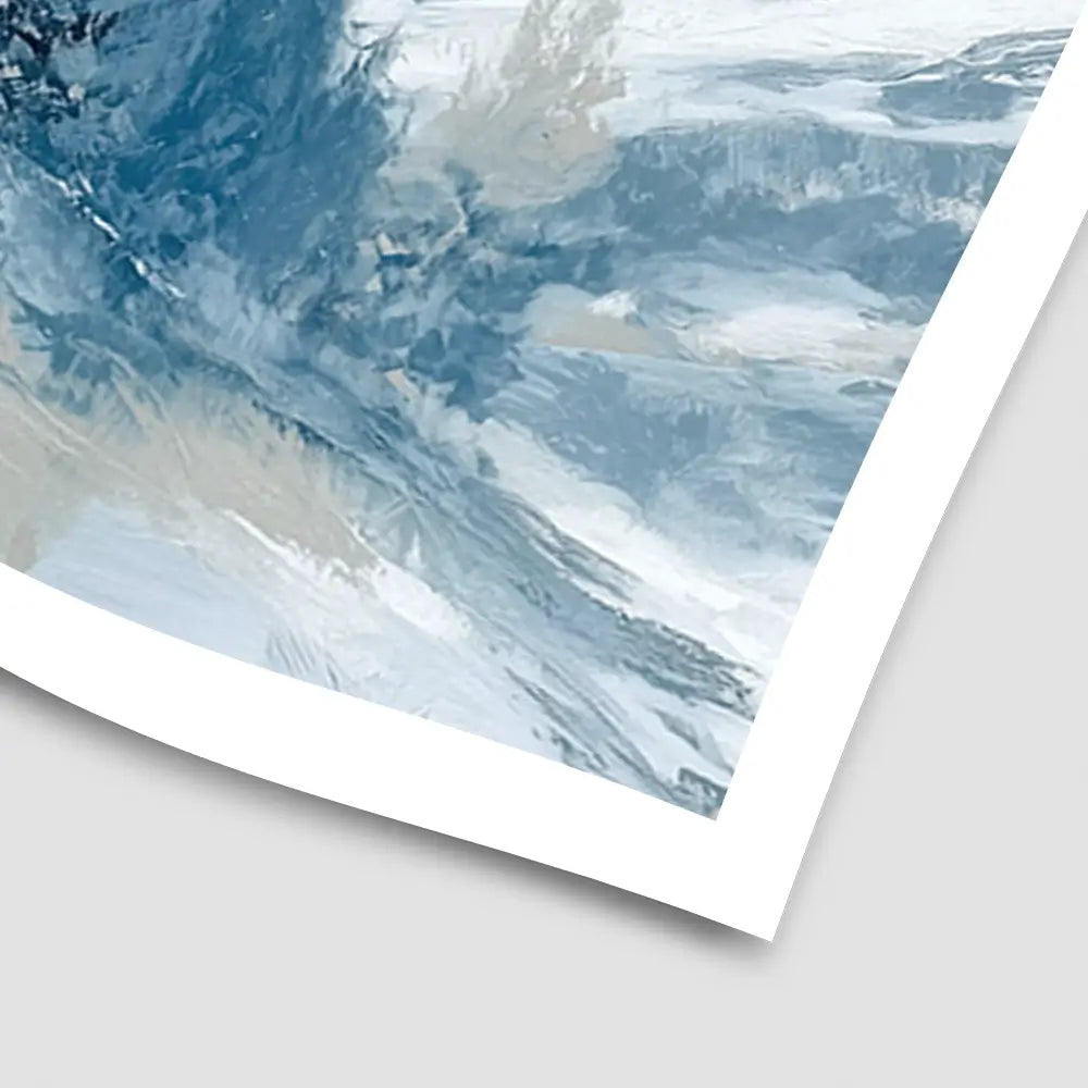 Snowy Pines On A Ridge Art Print Snowy Pines On A Ridge Art Print wall art product Chromatic Storm Studio