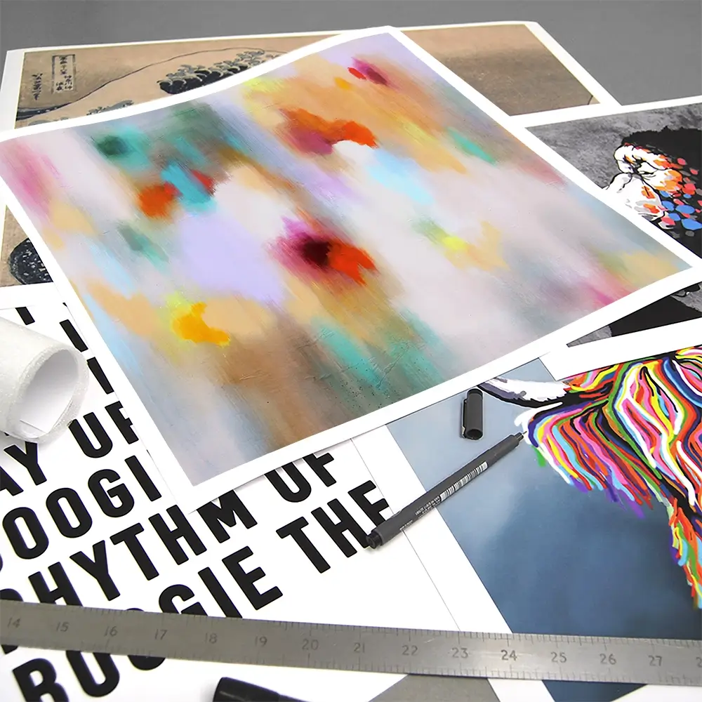 Social Colourfield Square Art Print Social Colourfield Square Art Print wall art product Studio Paint-Ing