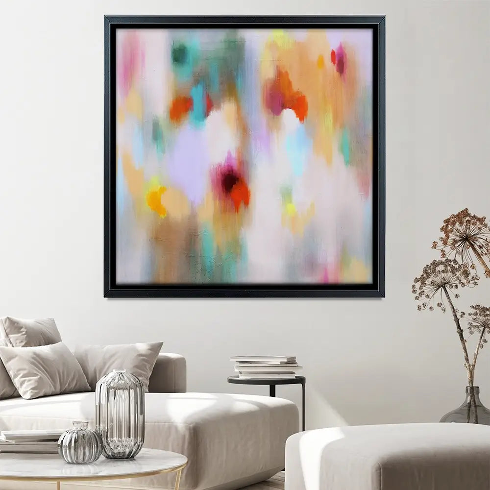 Social Colourfield Square Canvas Print Social Colourfield Square Canvas Print wall art product Studio Paint-Ing