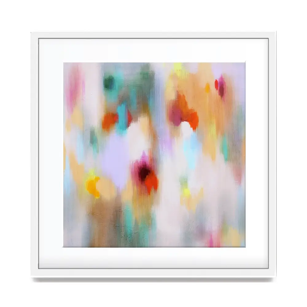 Social Colourfield Square Framed Art Print Social Colourfield Square Framed Art Print wall art product Studio Paint-Ing