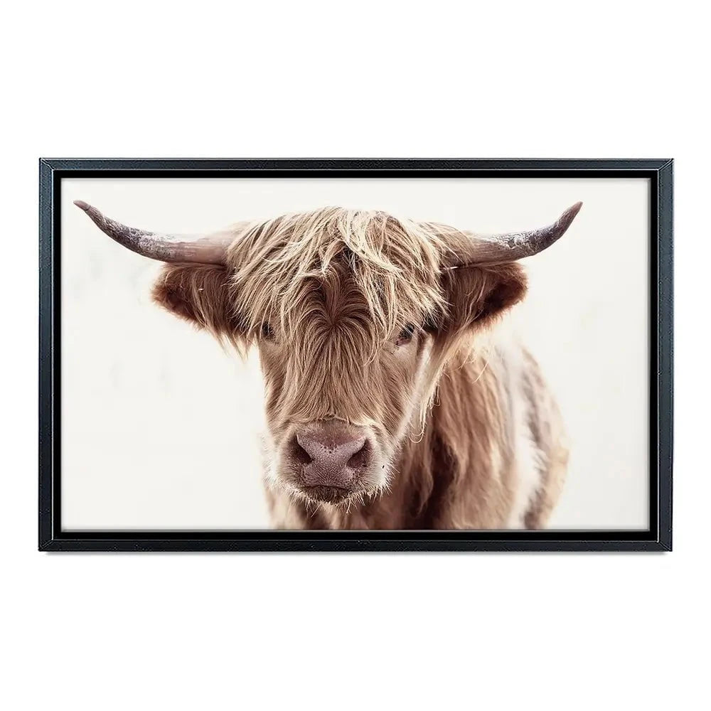 Soft Brown Highland Cow Canvas Print Soft Brown Highland Cow Canvas Print wall art product alfee0 / Shutterstock