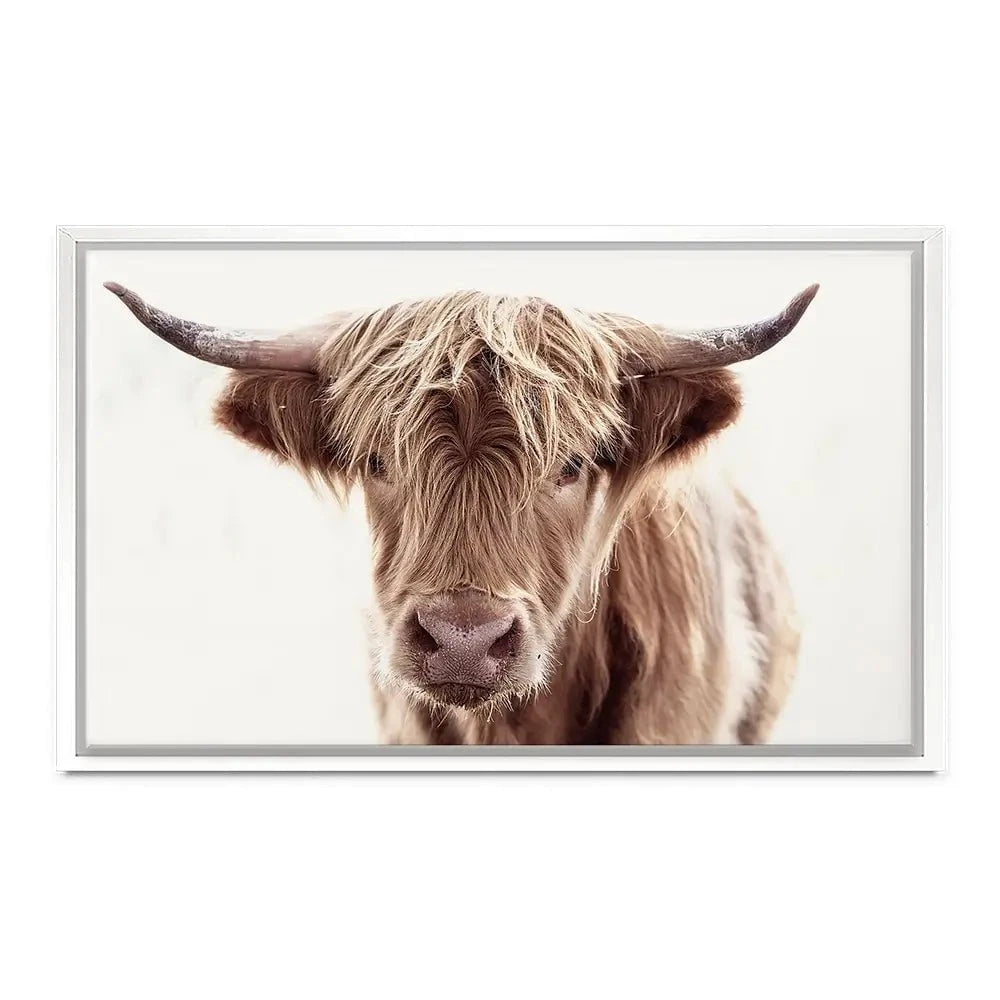 Soft Brown Highland Cow Canvas Print Soft Brown Highland Cow Canvas Print wall art product alfee0 / Shutterstock