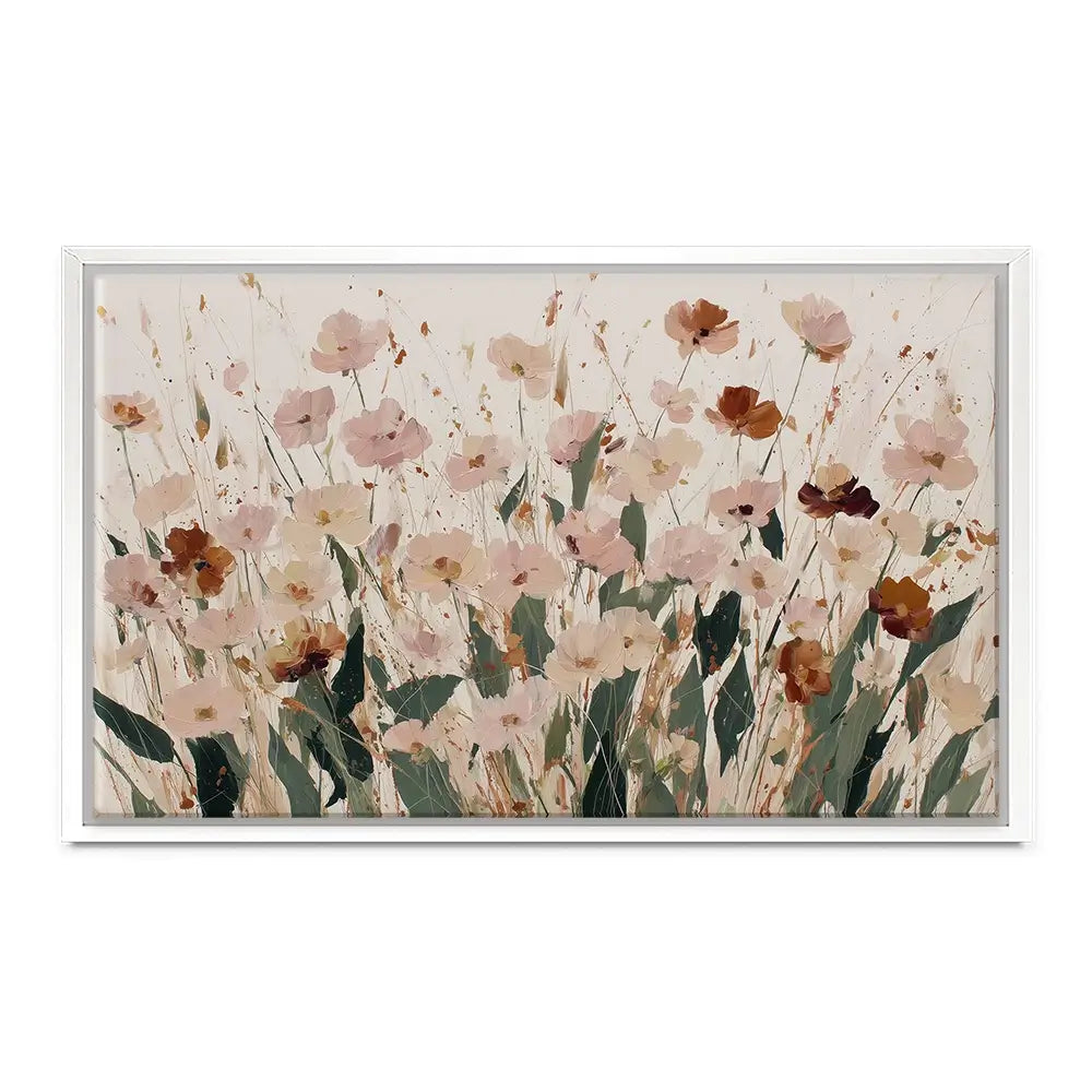 Soft Light Wildflowers Canvas Print Soft Light Wildflowers Canvas Print wall art product Chromatic Storm Studio