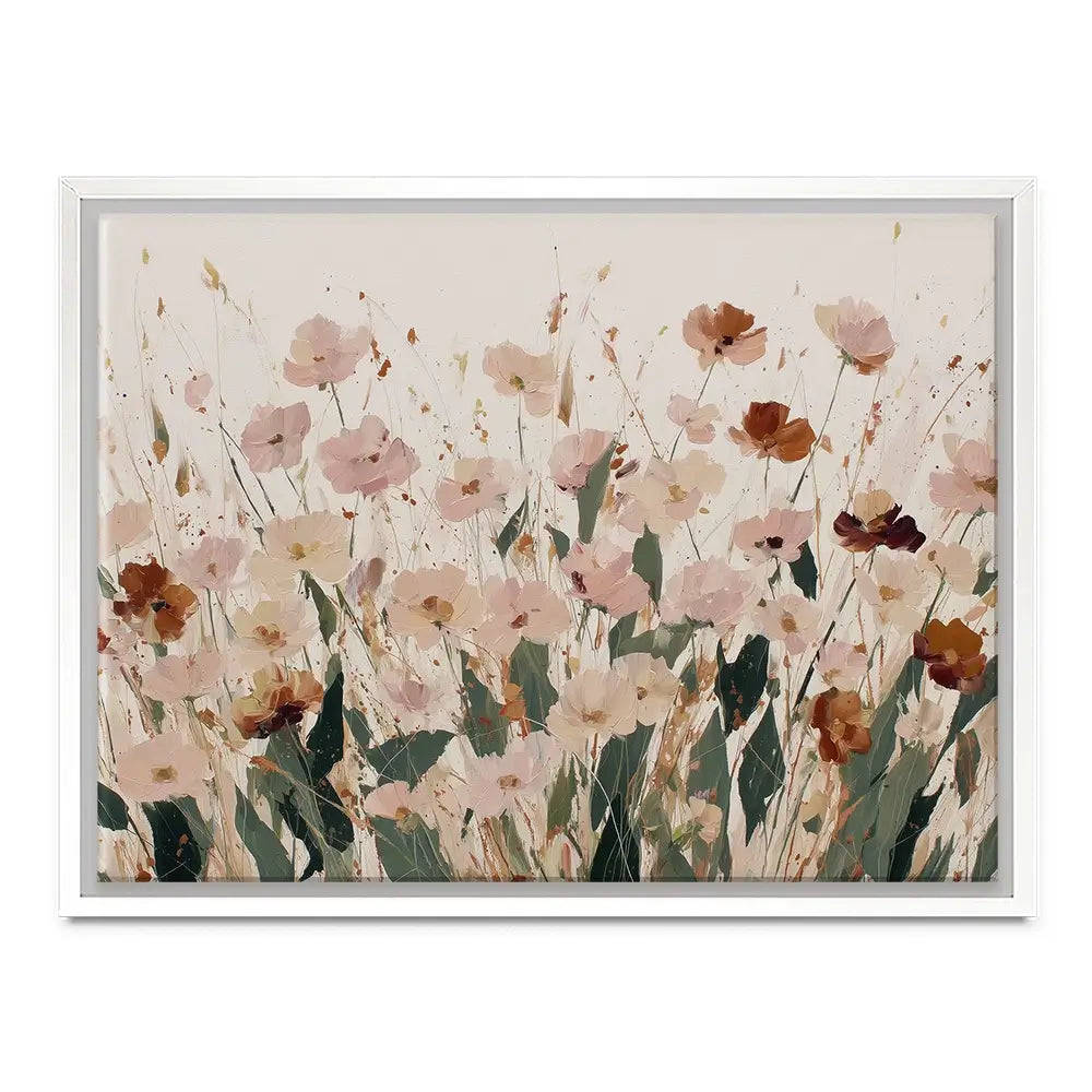 Soft Light Wildflowers Canvas Print Soft Light Wildflowers Canvas Print wall art product Chromatic Storm Studio