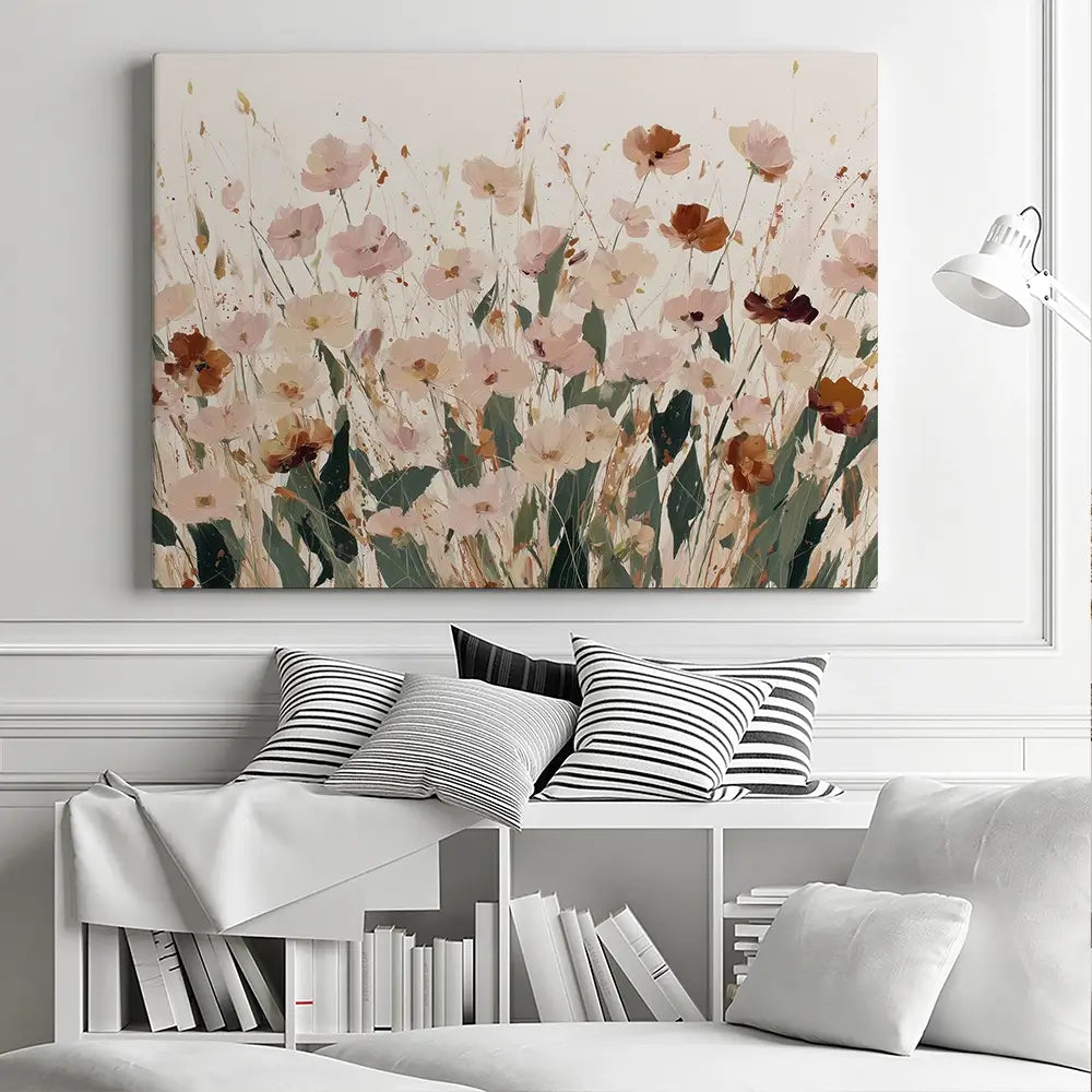 Soft Light Wildflowers Canvas Print Soft Light Wildflowers Canvas Print wall art product Chromatic Storm Studio