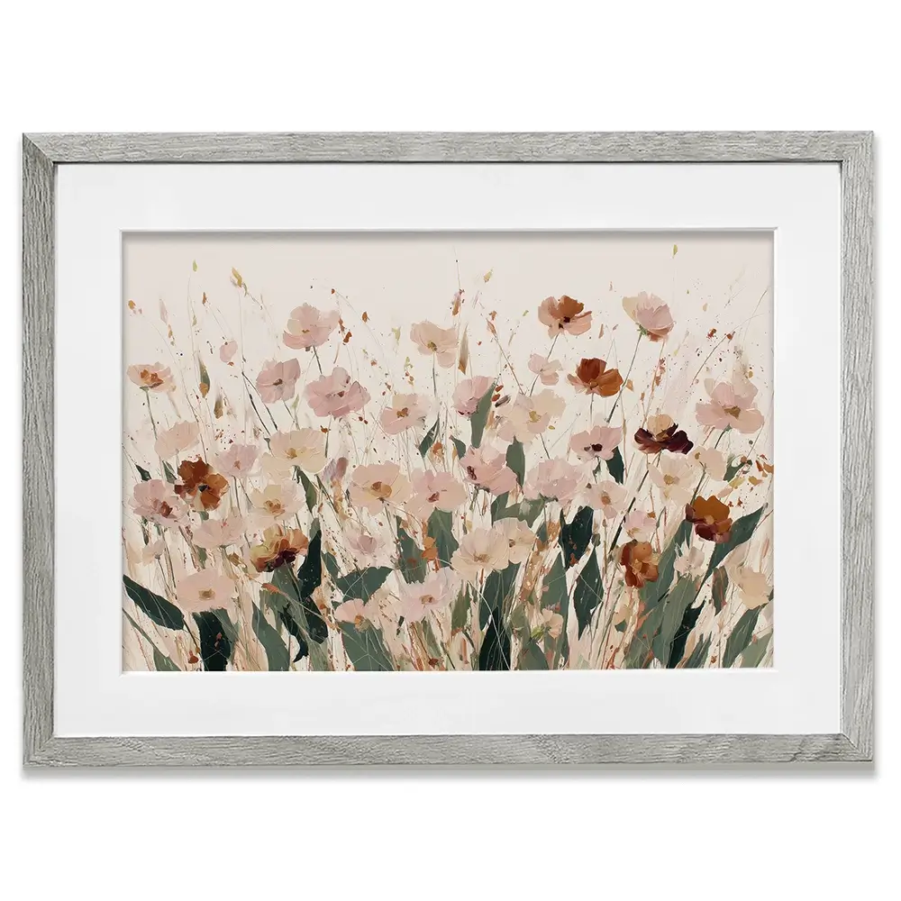 Soft Light Wildflowers Framed Art Print Soft Light Wildflowers Framed Art Print wall art product Chromatic Storm Studio