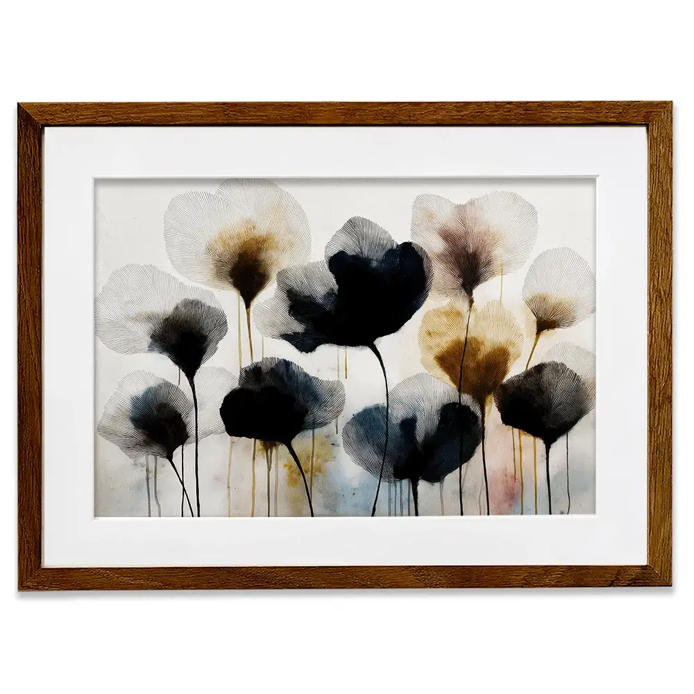 Soft Meadow Wildflowers Framed Art Print Soft Meadow Wildflowers Framed Art Print wall art product Chromatic Storm Studio