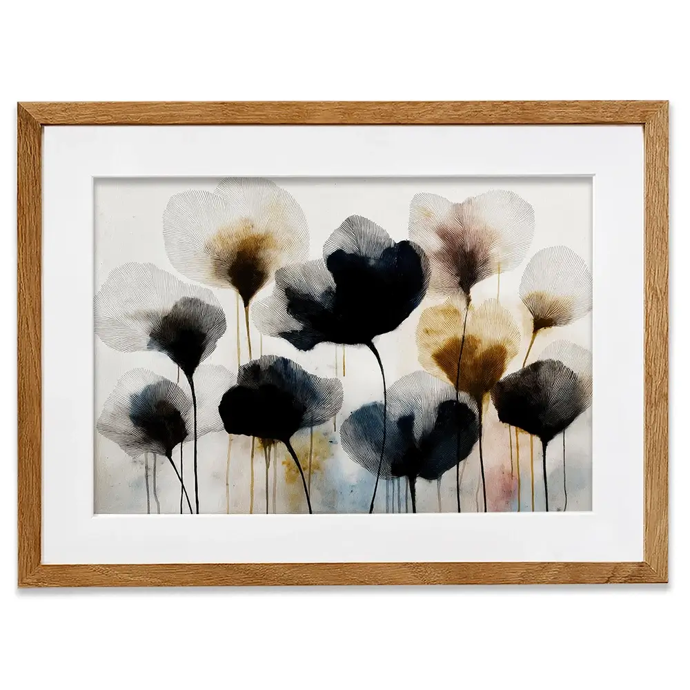 Soft Meadow Wildflowers Framed Art Print Soft Meadow Wildflowers Framed Art Print wall art product Chromatic Storm Studio