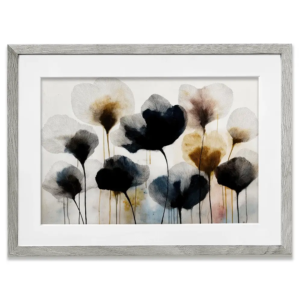 Soft Meadow Wildflowers Framed Art Print Soft Meadow Wildflowers Framed Art Print wall art product Chromatic Storm Studio