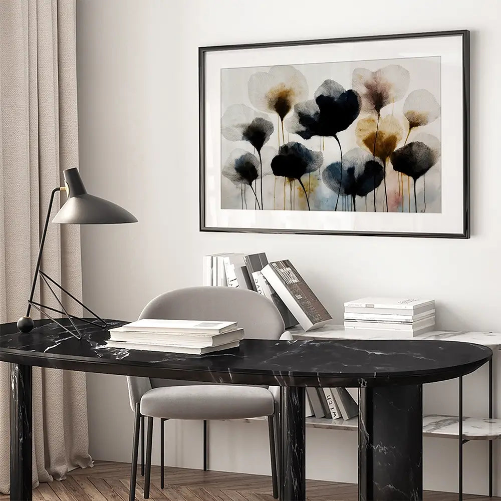 Soft Meadow Wildflowers Framed Art Print Soft Meadow Wildflowers Framed Art Print wall art product Chromatic Storm Studio