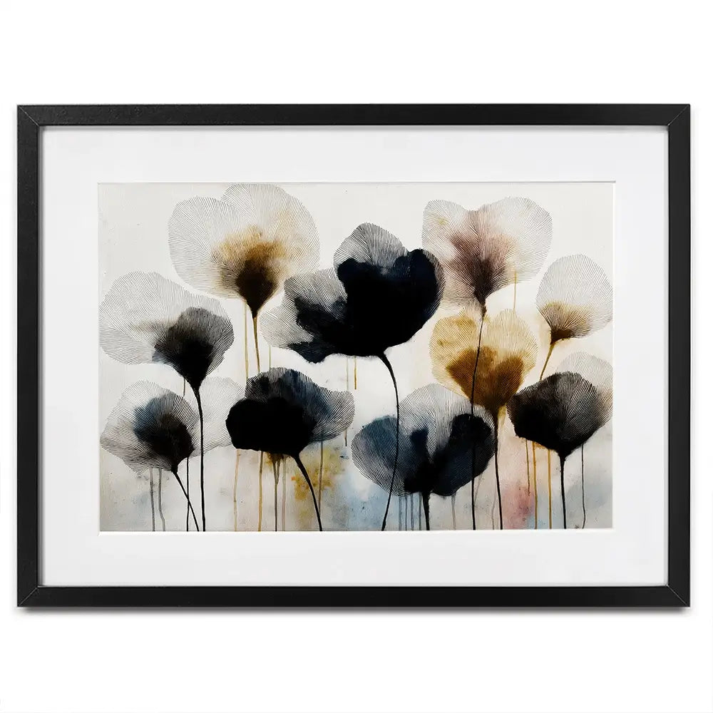 Soft Meadow Wildflowers Framed Art Print Soft Meadow Wildflowers Framed Art Print wall art product Chromatic Storm Studio