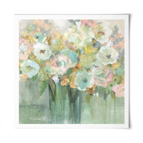 Soft Pastel Arrangement Square Art Print Soft Pastel Arrangement Square Art Print wall art product Carol Robinson