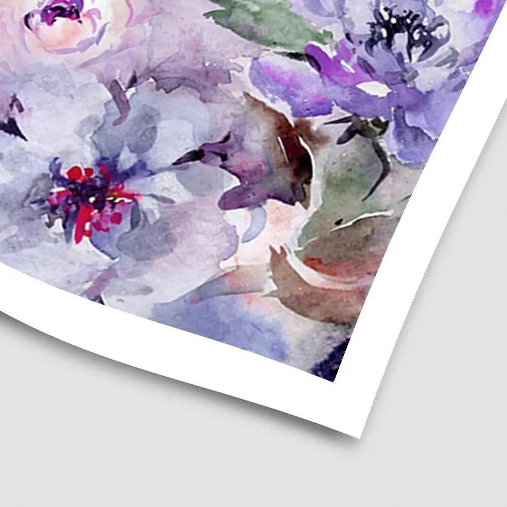 Soft Purple Florals Art Print Soft Purple Florals Art Print wall art product katiko.dp / Shutterstock